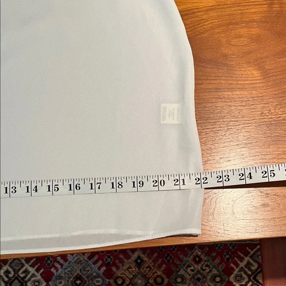 Max Studio White Ruffle Top Size M - Picture 8 of 13